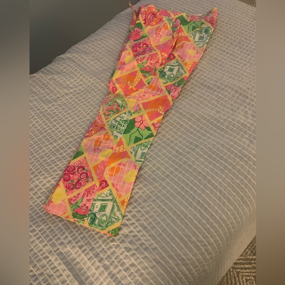 Lilly Pulitzer bright Patchwork pants size 8